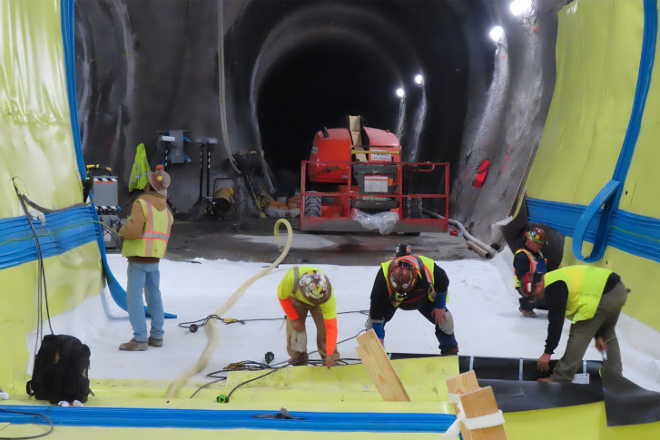 Plane Train Tunnel West Extension